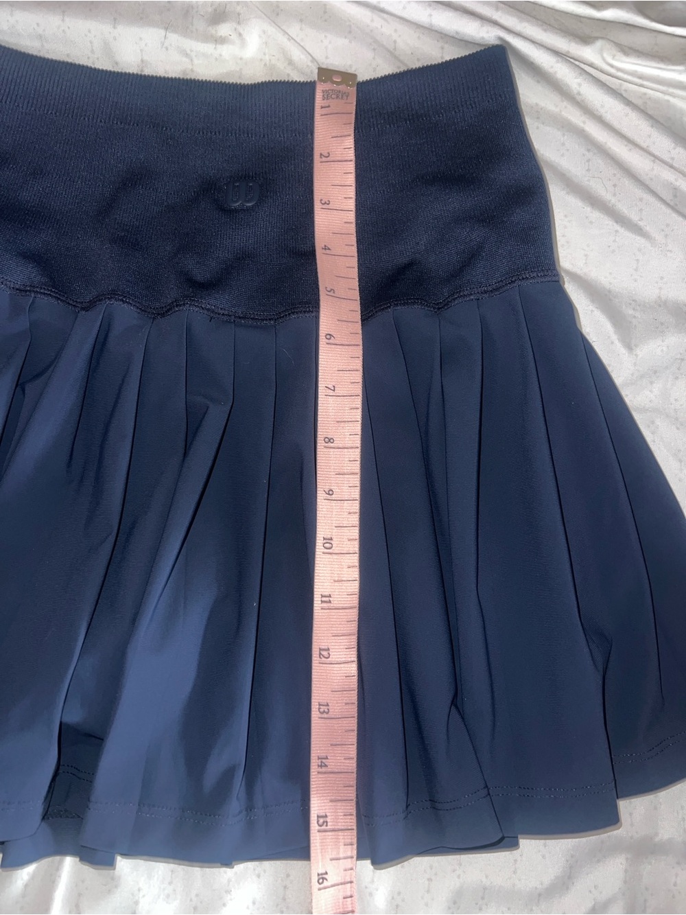 Wilson Navy Pleated Skater Tennis Skirt - Picture 9 of 10